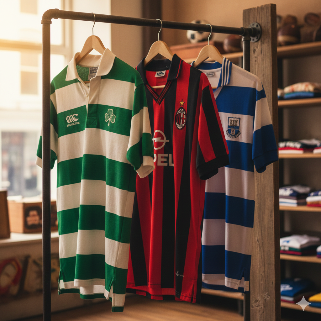 Vintage Football Shirts Ireland - Rail