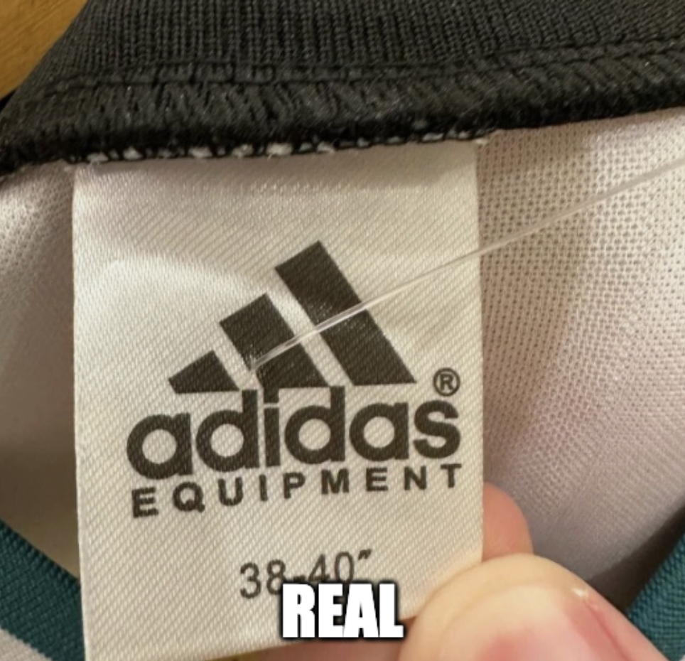 how to spot a fake adidas football shirt - lfc2