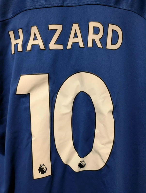 chelsea 2017/18 home jersey hazard #10 chelsea 2017/18 home jersey hazard #10