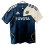 Authentic 2010 Munster Rugby away jersey Adidas black size Large Toyota sponsor