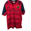Authentic 2016 Munster Rugby home jersey Adidas red size Large Bank of Ireland sponsor