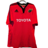 Authentic 2011 Munster Rugby home jersey Adidas red size XXL Toyota sponsor