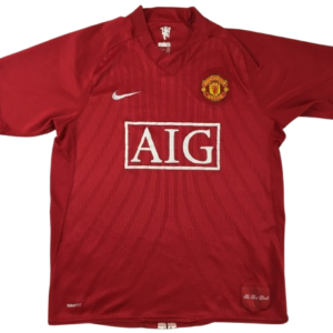 Authentic 2007-09 Manchester United home shirt Nike code 237924-666 red size Medium AIG