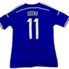 Authentic 2014 Bosnia home shirt Adidas white blue size Large Dzeko 11 nameset