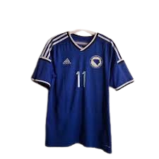 Alternative view of 2014 Bosnia Home Shirt #11 Džeko (S)