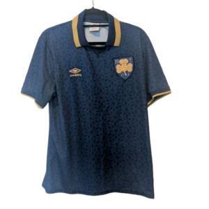 Authentic 2022 Republic of Ireland St Patricks Day jersey Umbro dark navy gold Celtic knot