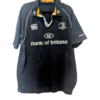 Authentic 2000s Leinster Rugby Canterbury training shirt navy blue size Large Bank of Ireland sponsor