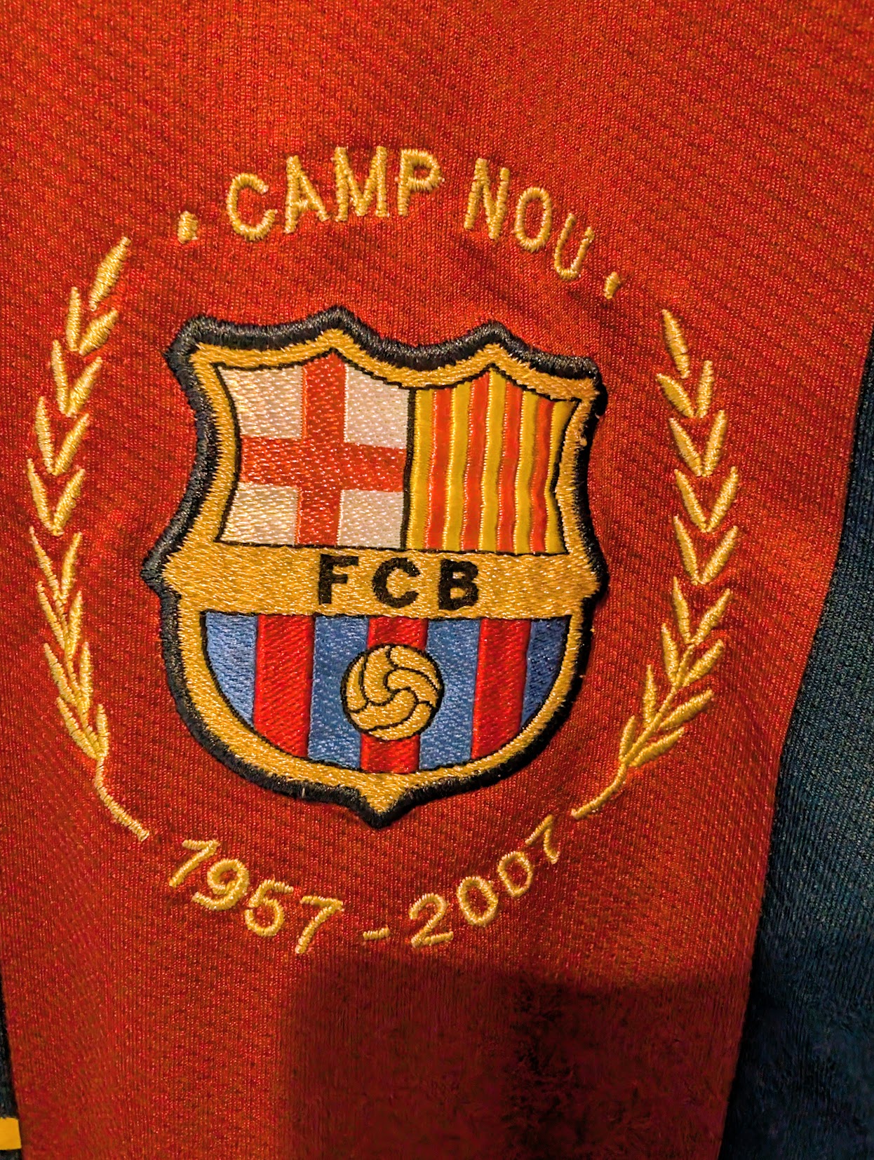 2007/08 Barcelona Home Shirt (L) - Image 4