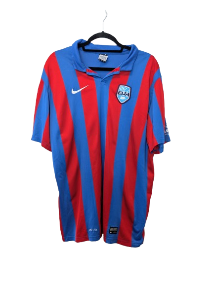 Authentic 2013 Nykobing FC home shirt Nike 448203-659 red size XL player issue 8