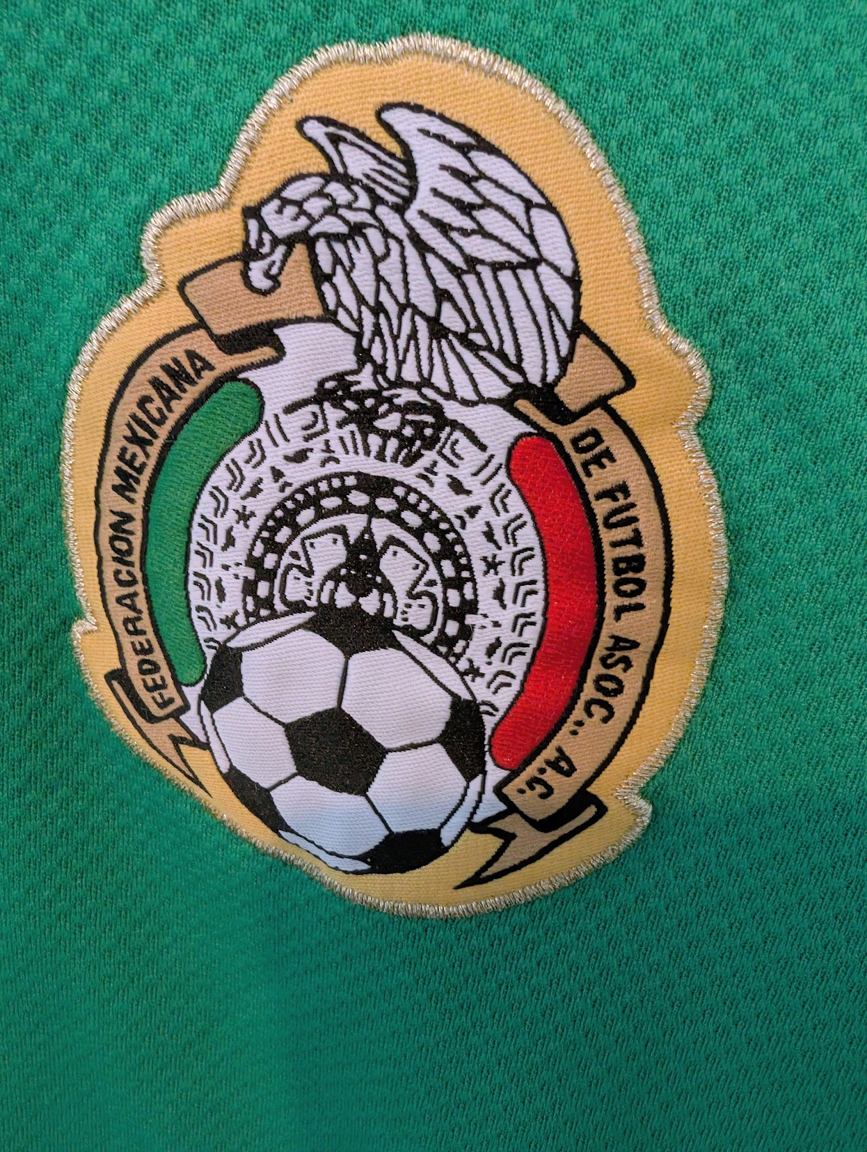 2008 Mexico Home Shirt Long Sleeve (XS) - Image 3
