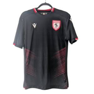 Authentic 2019 Samsunspor third shirt Macron black size Medium red graphic Atatürk crest