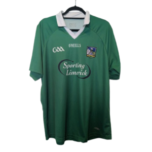 Authentic 2011 Limerick GAA home jersey ONeills green size XL Sporting Limerick sponsor