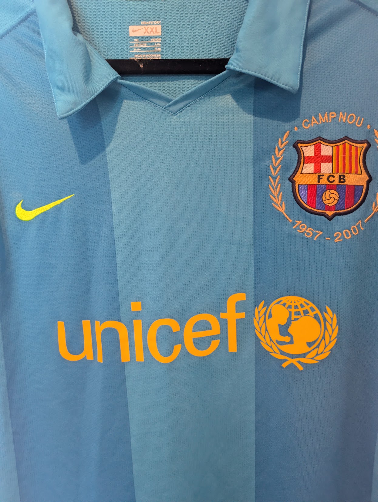 2007/08 FC Barcelona Away Shirt (2XL) - Image 3
