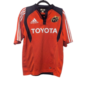 Authentic 2007 Munster Rugby home jersey Adidas red size Medium Toyota sponsor