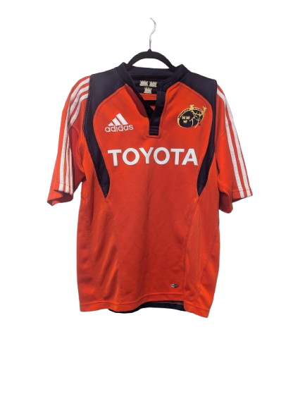 Authentic 2007 Munster Rugby home jersey Adidas red size Medium Toyota sponsor