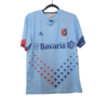 Authentic 2021 KF Vllaznia Shkoder third shirt Suzmar sky blue size Large Bavaria 00 sponsor