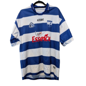 Authentic 2007 Waterford GAA goalkeeper hooped jersey Azzurri size Large Yoplait Essence sponsor