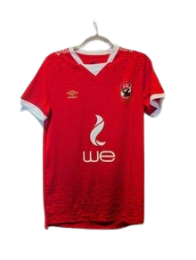 Authentic 2019 Al Ahly SC home shirt Umbro red size Medium WE sponsor