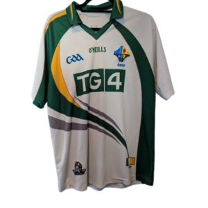Authentic 2010 Ireland International Rules GAA jersey ONeills white green size Large TG4 sponsor