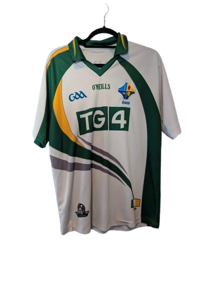 Authentic 2010 Ireland International Rules GAA jersey ONeills white green size Large TG4 sponsor