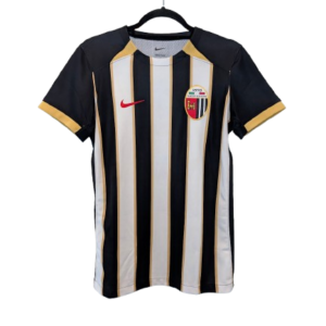 Authentic 2024 Ascoli Calcio home shirt Nike black white stripes size Small