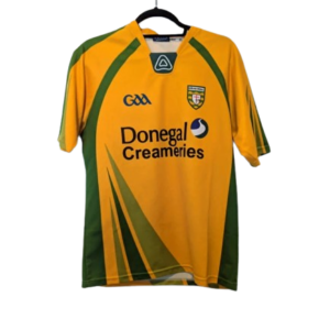Authentic 2012 Donegal GAA home jersey ONeills gold green size Small Donegal creameries sponsor