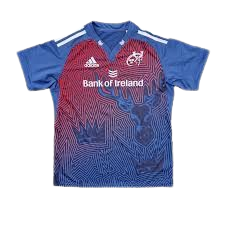 Authentic 2022 Munster Rugby away jersey Adidas HG0630 size Large Bank of Ireland