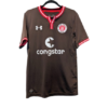 Authentic 2016 FC St Pauli home shirt Under Armour 1279189 brown size Small Congstar sponsor
