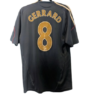 Authentic 2009 2010 Liverpool away shirt Adidas black gold Carlsberg size Medium Gerrard 8