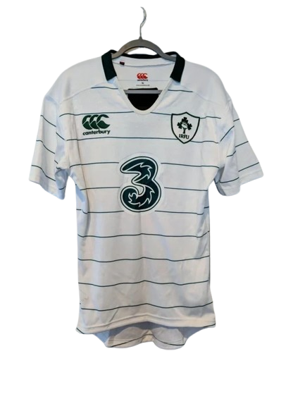 Authentic 2014 Ireland Rugby away jersey Canterbury player issue internal GPS pouch tight fit XL