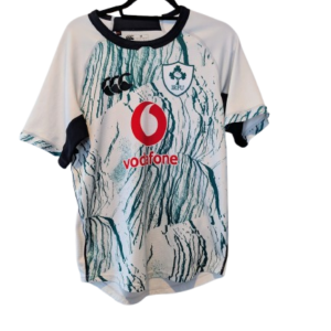 Authentic 2024 Ireland rugby alternate shirt Canterbury white green size Medium IRFU