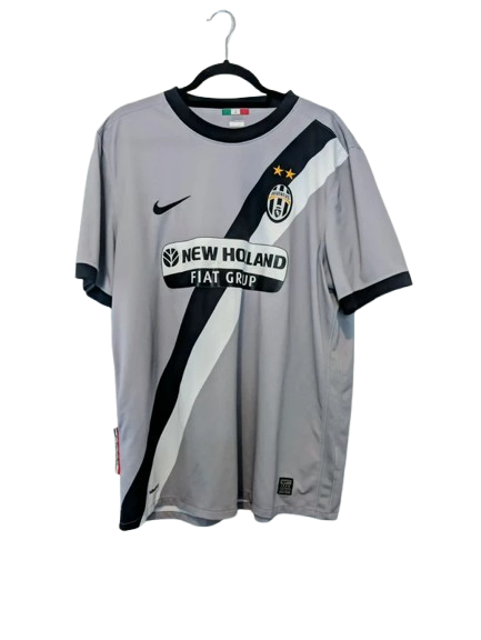 Authentic 2009 Juventus away shirt Nike 354297-070 silver grey size XL