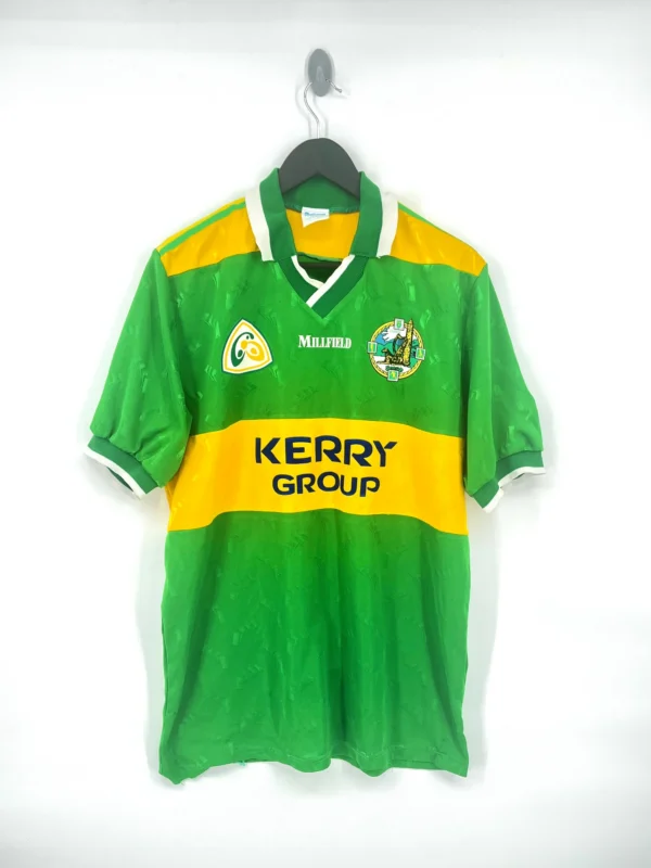 Authentic vintage 1997 Kerry GAA home jersey produced by Millfield