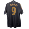 Authentic 2009 Liverpool away shirt Adidas black gold size Medium Fernando Torres 9