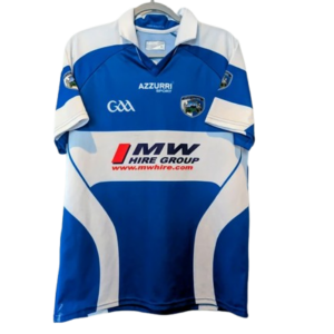 Authentic 2011 Laois GAA jersey Azzurri royal blue white size XL MW Hire sponsor
