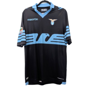 Authentic 2015 Lazio away shirt Macron black eagle size XL