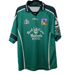 Authentic 2003 Limerick GAA home jersey ONeills green white size Large