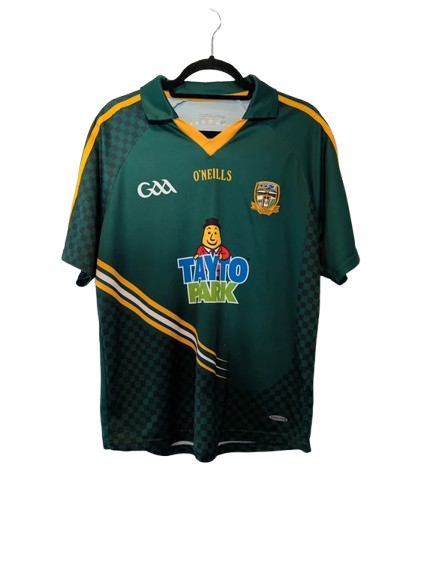 Authentic 2012 Meath GAA home jersey ONeills green gold size Medium Tayto Park