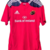Authentic 2013 Munster Rugby jersey Adidas red size Large boi sponsor