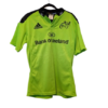 Authentic 2014 Munster Rugby alternate jersey Adidas solar green size Medium Bank of Ireland sponsor