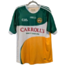 Authentic 2013 Offaly GAA shirt O'Neills green white gold size Large Carroll Cuisine