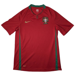 Authentic 2008 Portugal home shirt Nike red green size Medium Cristiano Ronaldo