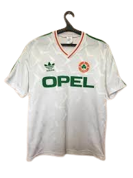 Authentic 1990 Republic of Ireland away shirt Adidas white size Medium Italia 90