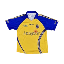 Authentic 2012 Roscommon GAA home jersey ONeills yellow blue size Large