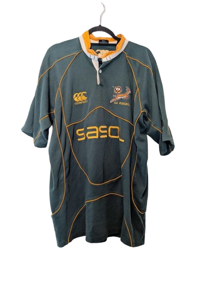 Authentic 2007 2008 South Africa Springboks Canterbury rugby shirt size 2XL