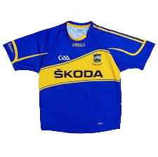 Authentic 2014 Tipperary GAA home jersey ONeills blue gold size Large Elverys