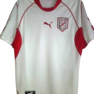 Authentic 2002 Tunisia home football shirt Puma white red size Large