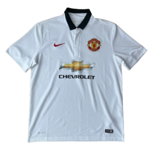 Authentic 2014 Manchester United away shirt Nike code 611032-106 white size 2XL Chevrolet