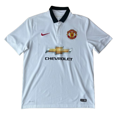 Authentic 2014 Manchester United away shirt Nike code 611032-106 white size 2XL Chevrolet