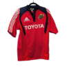 Authentic 2007 Munster Rugby home jersey Adidas red size Small Toyota sponsor